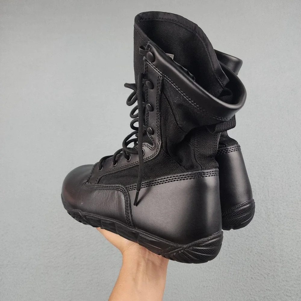 Belleville TR102 Boots Mens Size 10 R Black Leather Vibram Combat Military Work